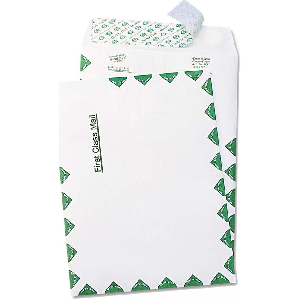 Survivor - Mailers, Sheets & Envelopes; Type: Catalog Envelope ; Style: Self Seal ; Width (Inch): 9 ; Length (Inch): 6 ; Box Quantity: 100 ; Size: 6 x 9 - Exact Tool & Supply