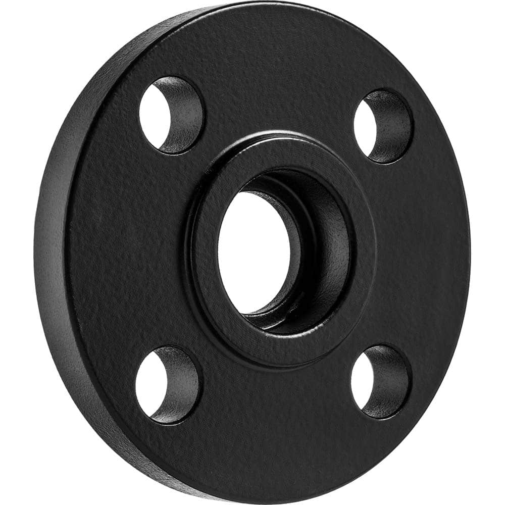 USA Sealing - Black & Galvanized Flanges; Style: Socket-Connect ; Pipe Size: 8 (Inch); Outside Diameter (Inch): 15 ; Distance Across Bolt Hole Centers: 13 (Inch); Pressure Rating (psi): 300 ; Number of Holes: 12.000 - Exact Tool & Supply