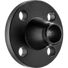 USA Sealing - Black & Galvanized Flanges; Style: Butt Weld ; Pipe Size: 1-1/2 (Inch); Outside Diameter (Inch): 6-1/8 ; Distance Across Bolt Hole Centers: 4-1/2 (Inch); Pressure Rating (psi): 600 ; Number of Holes: 4.000 - Exact Tool & Supply