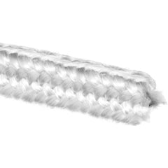 USA Sealing - Rope Gasketing; Material: Fiberglass Fiber ; Width (Inch): 1/2 ; Color: White - Exact Tool & Supply