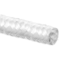 USA Sealing - Rope Gasketing; Material: Fiberglass Fiber ; Diameter (Inch): 1-1/2 ; Color: White - Exact Tool & Supply