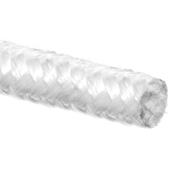 USA Sealing - Rope Gasketing; Material: Fiberglass Fiber ; Diameter (Inch): 5/16 ; Color: White - Exact Tool & Supply