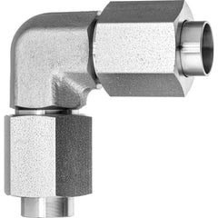 USA Sealing - Metal Compression Tube Fittings; Type: Union Elbow ; End Connections: Tube OD x Tube OD ; Tube Outside Diameter (Inch): 1/8 ; Thread Size: None ; Material: Steel - Exact Tool & Supply