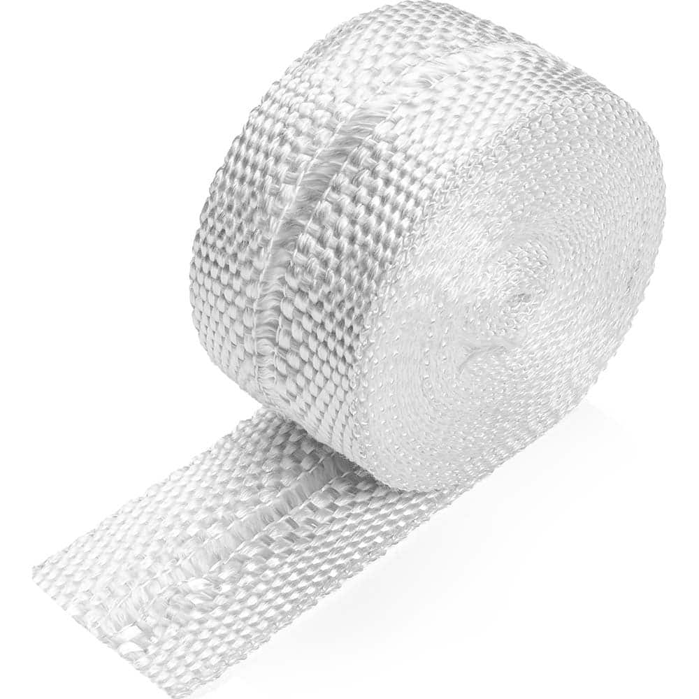 USA Sealing - Sheet Gasketing; Width (Inch): 1 ; Thickness: 1/16 (Inch); Length (Inch): 1200.0000 ; Length (Feet): 100 ; Color: White ; Material: Fiberglass Fabric - Exact Tool & Supply