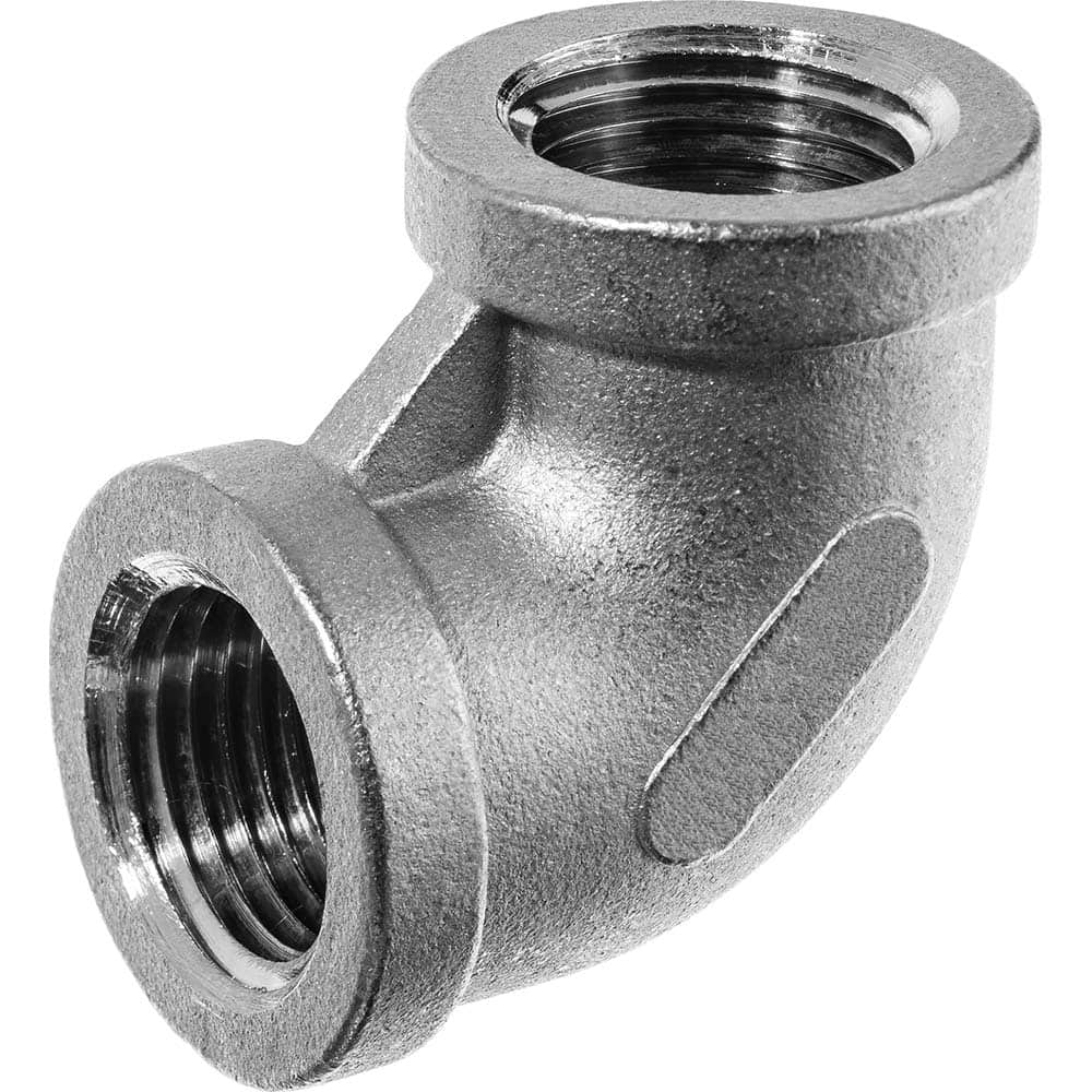 USA Sealing - Stainless Steel Pipe Fittings; Type: Elbow ; Fitting Size: 1 x 1 ; End Connections: FBSPP x FBSPP ; Material Grade: 304 ; Pressure Rating (psi): 150 - Exact Tool & Supply