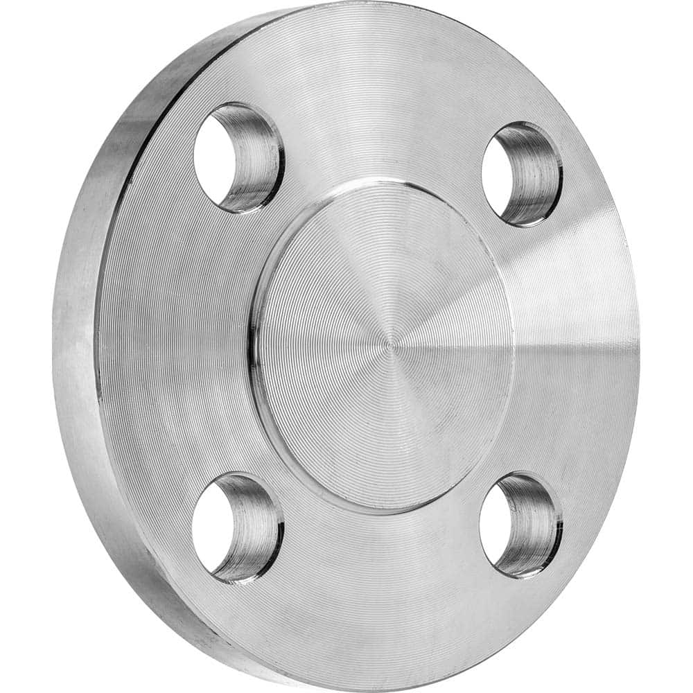 USA Sealing - Stainless Steel Pipe Flanges; Style: Blind ; Pipe Size: 1 (Inch); Outside Diameter (Inch): 5-7/8 ; Material Grade: 316 ; Distance Across Bolt Hole Centers: 4 (Inch); Number of Bolt Holes: 4.000 - Exact Tool & Supply