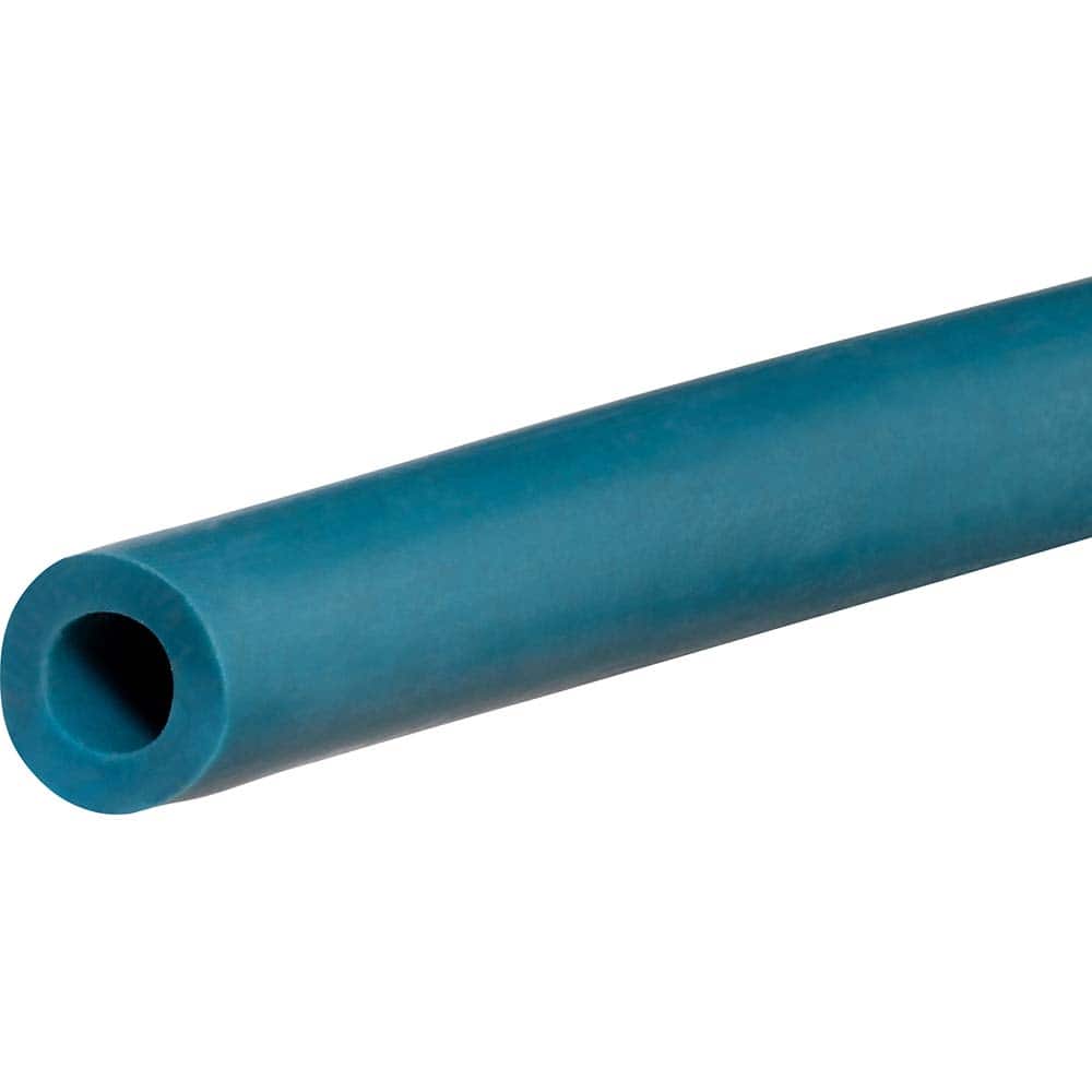 USA Sealing - Plastic, Rubber & Synthetic Tube; Inside Diameter (Inch): 3/8 ; Outside Diameter (Inch): 1/2 ; Wall Thickness (Inch): 1/16 ; Material: Silicone ; Maximum Working Pressure (psi): 40 ; Color: Blue - Exact Tool & Supply