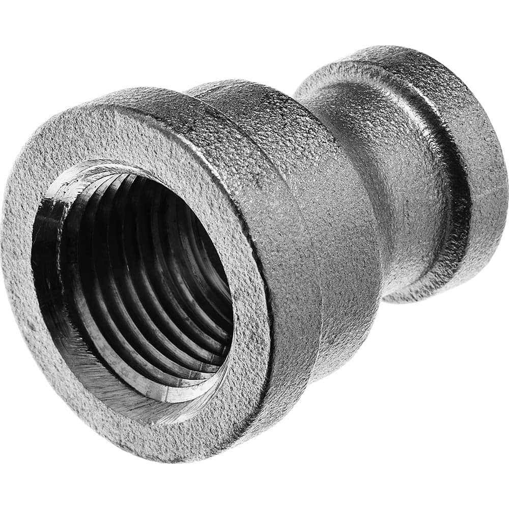 USA Sealing - Stainless Steel Pipe Fittings; Type: Reducing Coupling ; Fitting Size: 1/2 x 1/8 ; End Connections: FBSPT x FBSPT ; Material Grade: 316 ; Pressure Rating (psi): 150 - Exact Tool & Supply