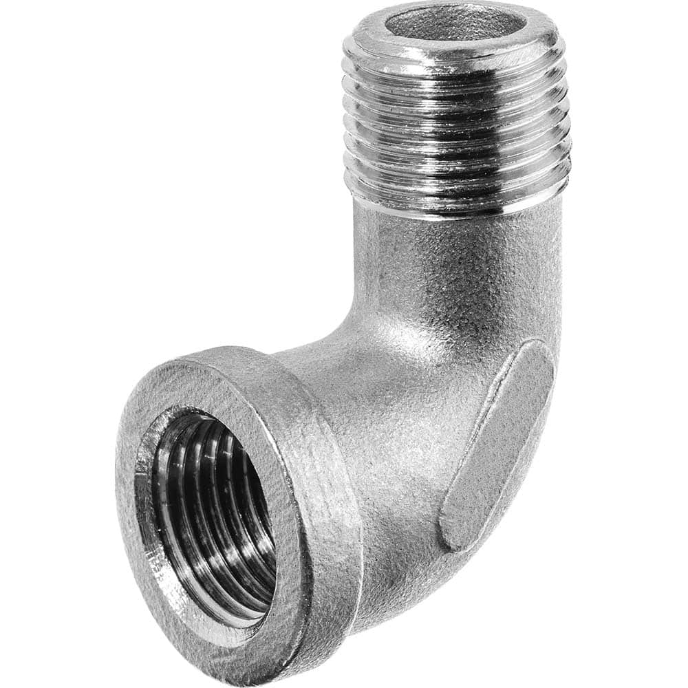 USA Sealing - Stainless Steel Pipe Fittings; Type: Street Elbow ; Fitting Size: 3/4 x 3/4 ; End Connections: MBSPT x FBSPT ; Material Grade: 316 ; Pressure Rating (psi): 150 - Exact Tool & Supply