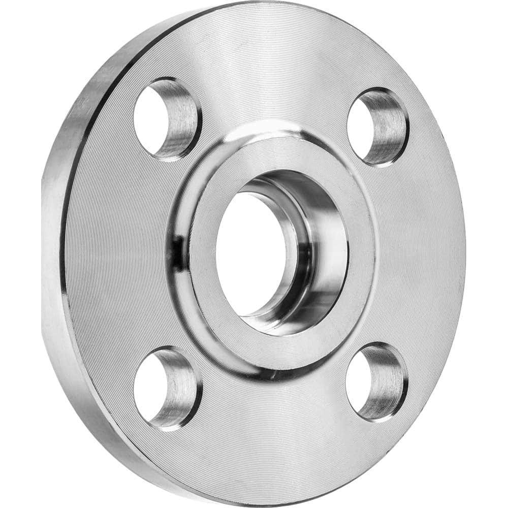 USA Sealing - Stainless Steel Pipe Flanges; Style: Socket Weld ; Pipe Size: 1-1/2 (Inch); Outside Diameter (Inch): 5 ; Material Grade: 316 ; Distance Across Bolt Hole Centers: 3-7/8 (Inch); Number of Bolt Holes: 4.000 - Exact Tool & Supply