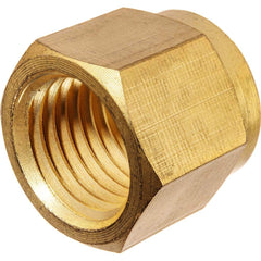 USA Sealing - Metal Compression Tube Fittings; Type: Nut ; End Connections: Tube OD x Tube OD ; Tube Outside Diameter (mm): 14 ; Thread Size: None ; Material: Brass ; Compression Style: Double Ferrule - Exact Tool & Supply