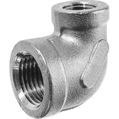 USA Sealing - Aluminum Pipe Fittings; Type: Elbow Reducer ; Fitting Size: 1-1/2 x 1-1/4 ; End Connections: FNPT x FNPT ; Material Grade: Class 150 ; Pressure Rating (psi): 150 - Exact Tool & Supply