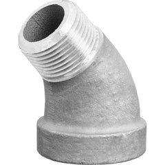USA Sealing - Aluminum Pipe Fittings; Type: 45 Street Elbow ; Fitting Size: 3/4 x 3/4 ; End Connections: FNPT x MNPT ; Material Grade: Class 150 ; Pressure Rating (psi): 150 - Exact Tool & Supply