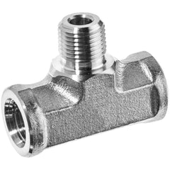 USA Sealing - Stainless Steel Pipe Fittings; Type: Branch Tee ; Fitting Size: 1/2 x 1/2 x 1/2 ; End Connections: FNPT x FNPT x MNPT ; Material Grade: 304 ; Pressure Rating (psi): 7200 - Exact Tool & Supply