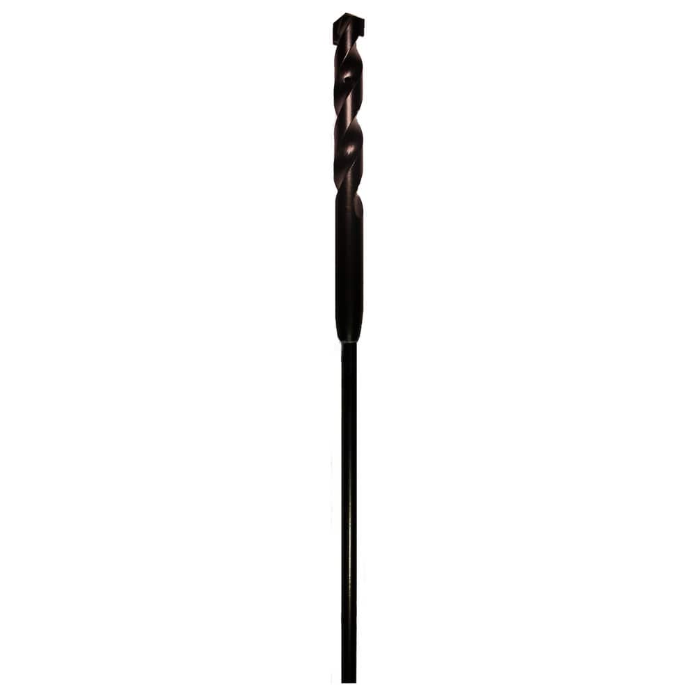 Installer Drill Bits; Drill Bit Size (Inch): 1/4; Shank Diameter (Inch): 3/16; Shank Size (Inch): 0.1875; Overall Length (Inch): 18; Shank Type: 3-Flat; Drill Bit Material: Hardened Alloy Steel; Carbide Tipped; Drill Bit Type: Bell Hanger Bit; Long Boy; E