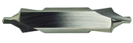 1.6mm x 50mm OAL 60/120° HSS Center Drill with Flat-Bright Form A - Exact Tool & Supply