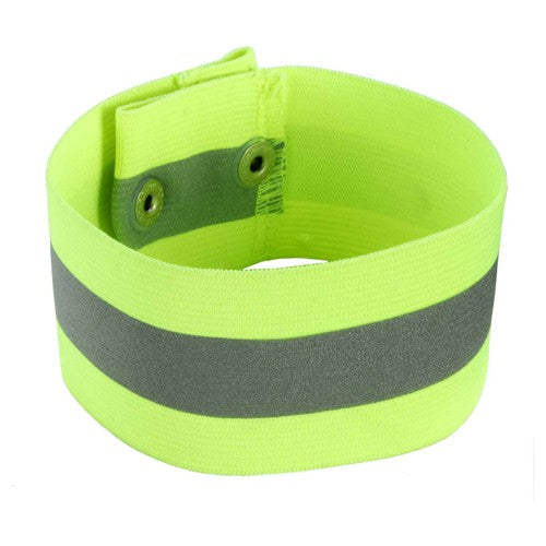 8001 S/M Lime Arm/Leg Band- Button Snap Closure - Exact Tool & Supply