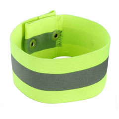 8001 S/M Lime Arm/Leg Band- Button Snap Closure - Exact Tool & Supply