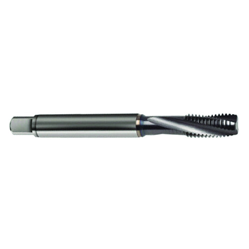 ‎M6 × 1.0 3FL 6H PM Cobalt Spiral Flute Semi-Bott Tap-TiCN FORM-C-15 Degree Helix - Exact Tool & Supply