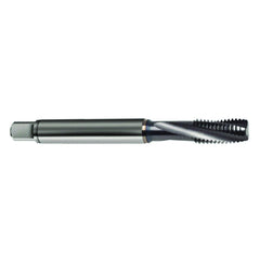 ‎M3 × 0.5 3FL 6H PM Cobalt Spiral Flute Semi-Bott Tap-TiCN FORM-C-15 Degree Helix - Exact Tool & Supply