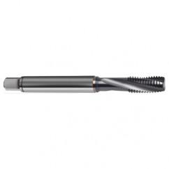 5/8-18 2B 4-Flute PM Cobalt Semi-Bottoming 15 degree Spiral Flute Tap-TiCN - Exact Tool & Supply