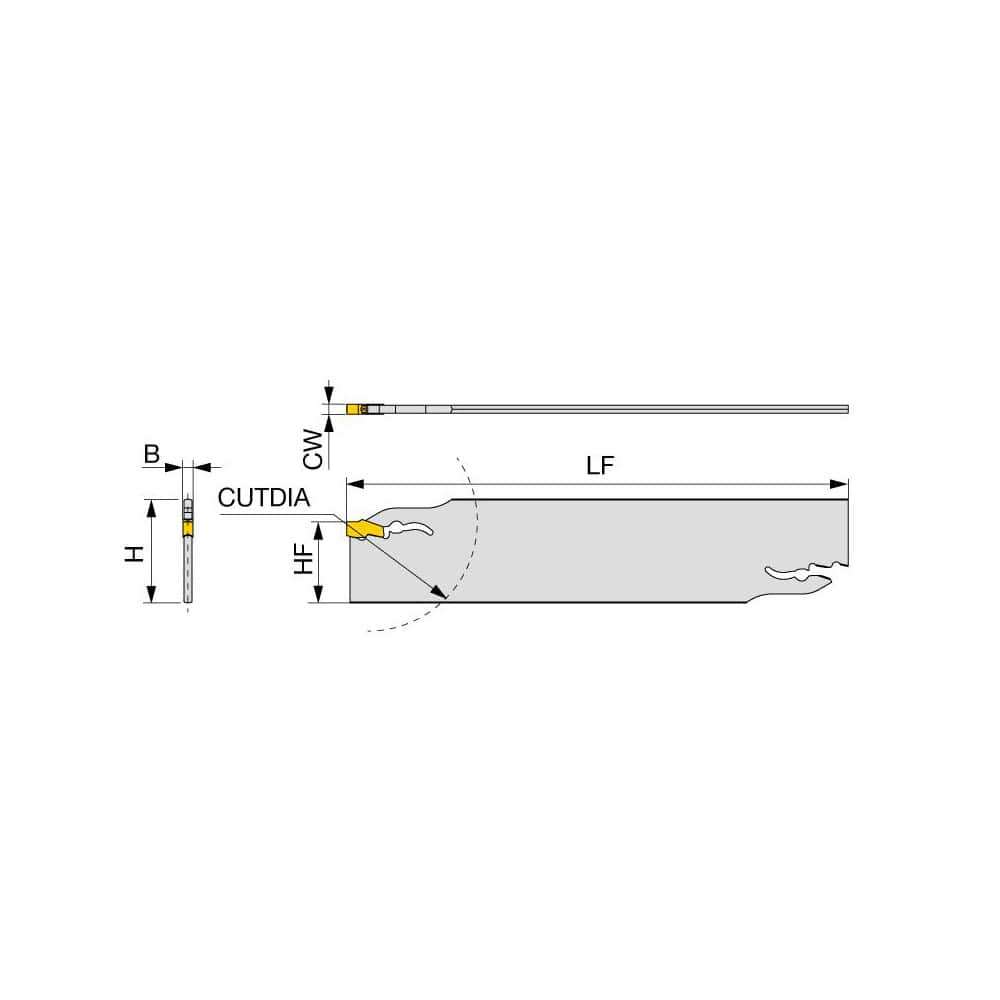 Indexable Cut-Off Blades; End Type: Double; Hand: Neutral; Blade Height (Decimal Inch): 1.0240; Blade Width (Decimal Inch): 0.0710; Blade Overall Length (Decimal Inch): 5.9055; Blade Style: QSP; Compatible Insert Style: QGM; Compatible Insert Size Code: 2