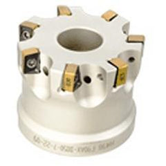 Heli Do Indexable Face Mill-2.5" Dia; 1" Bore Dia - Exact Tool & Supply