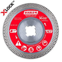 Freud - Wet & Dry-Cut Saw Blades; Blade Diameter (Inch): 4-1/2 ; Blade Material: Diamond-Tipped ; Arbor Style: X-LOCK ; Arbor Hole Diameter (Inch): 7/8 ; Arbor Hole Diameter (Decimal Inch): 7/8 ; Application: Cutting Masonry - Exact Tool & Supply