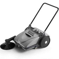 Bissell - Floor & Carpet Sweepers; Type: Walk Behind ; Self Propelled or Manual: Manual ; Capacity (Gal.): 7 ; Sweeping Mechanism: Dual Brush ; Bristle Material: Bristle ; Additional Information: 56 Lbs; Includes A Sealed Vacuum Chamber Gear-Driven Fan C - Exact Tool & Supply