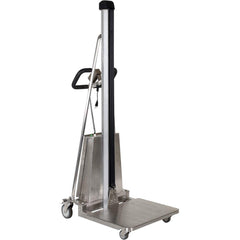 Vestil - Lifting Tables; Type: Lift Table ; Lift Style: Post ; Style: Portable Battery-Operated ; Load Capacity (Lb.): 330.000 ; Minimum Height (Inch): 5 ; Lift Height (Inch): 60 - Exact Tool & Supply
