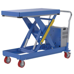 Vestil - Lifting Tables; Type: Elevating Cart ; Lift Style: Scissor ; Style: Portable Battery-Operated ; Load Capacity (Lb.): 2000.000 ; Minimum Height (Inch): 15 ; Lift Height (Inch): 39 - Exact Tool & Supply