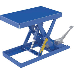 Vestil - Lifting Tables; Type: Scissor Lift ; Lift Style: Scissor ; Style: Foot Pump ; Load Capacity (Lb.): 500.000 ; Minimum Height (Inch): 6 ; Lift Height (Inch): 28 - Exact Tool & Supply