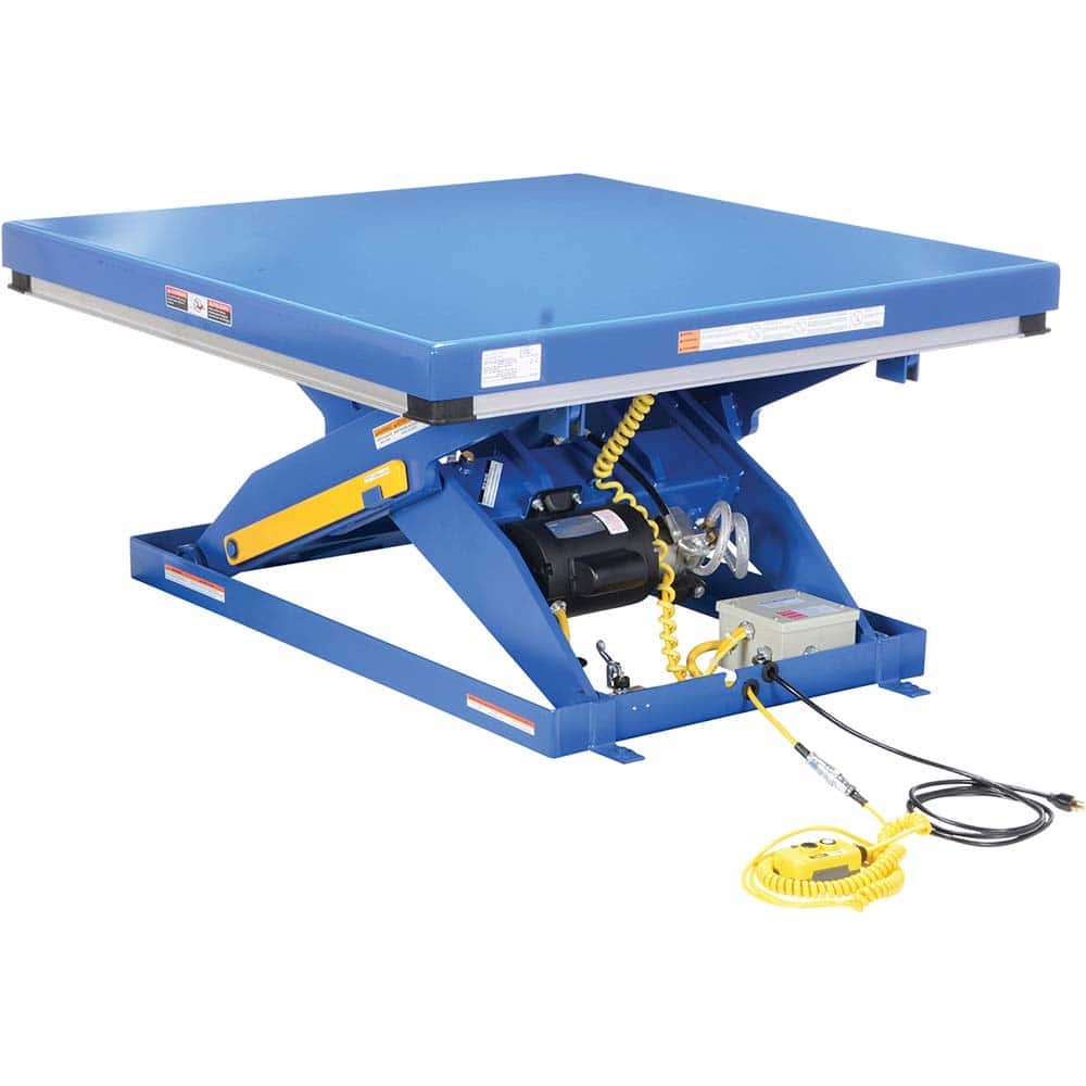 Vestil - Lifting Tables; Type: Electric Hydraulic Lift ; Lift Style: Scissor ; Style: Electric ; Load Capacity (Lb.): 4000.000 ; Minimum Height (Inch): 7 ; Lift Height (Inch): 42 - Exact Tool & Supply