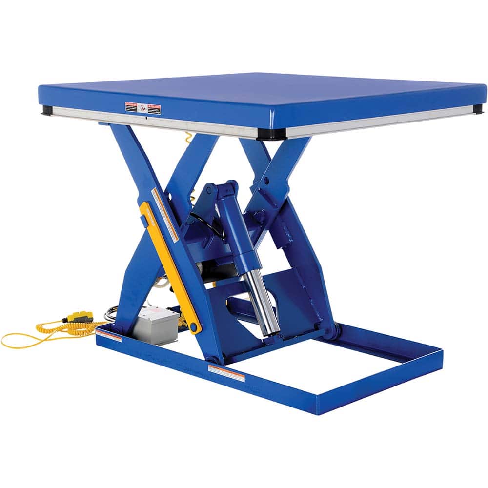 Vestil - Lifting Tables; Type: Electric Hydraulic Lift ; Lift Style: Scissor ; Style: Electric ; Load Capacity (Lb.): 3000.000 ; Minimum Height (Inch): 7 ; Lift Height (Inch): 43 - Exact Tool & Supply
