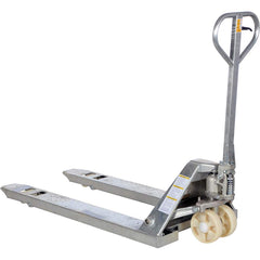 Vestil - Pallet Trucks/Jacks; Type: Pallet Truck ; Load Capacity (Lb.): 5500.000 ; Overall Width (Inch): 27 ; Length of Forks (Inch): 48 ; Fork Width (Inch): 27 ; Low Height (Inch): 2-7/8 - Exact Tool & Supply