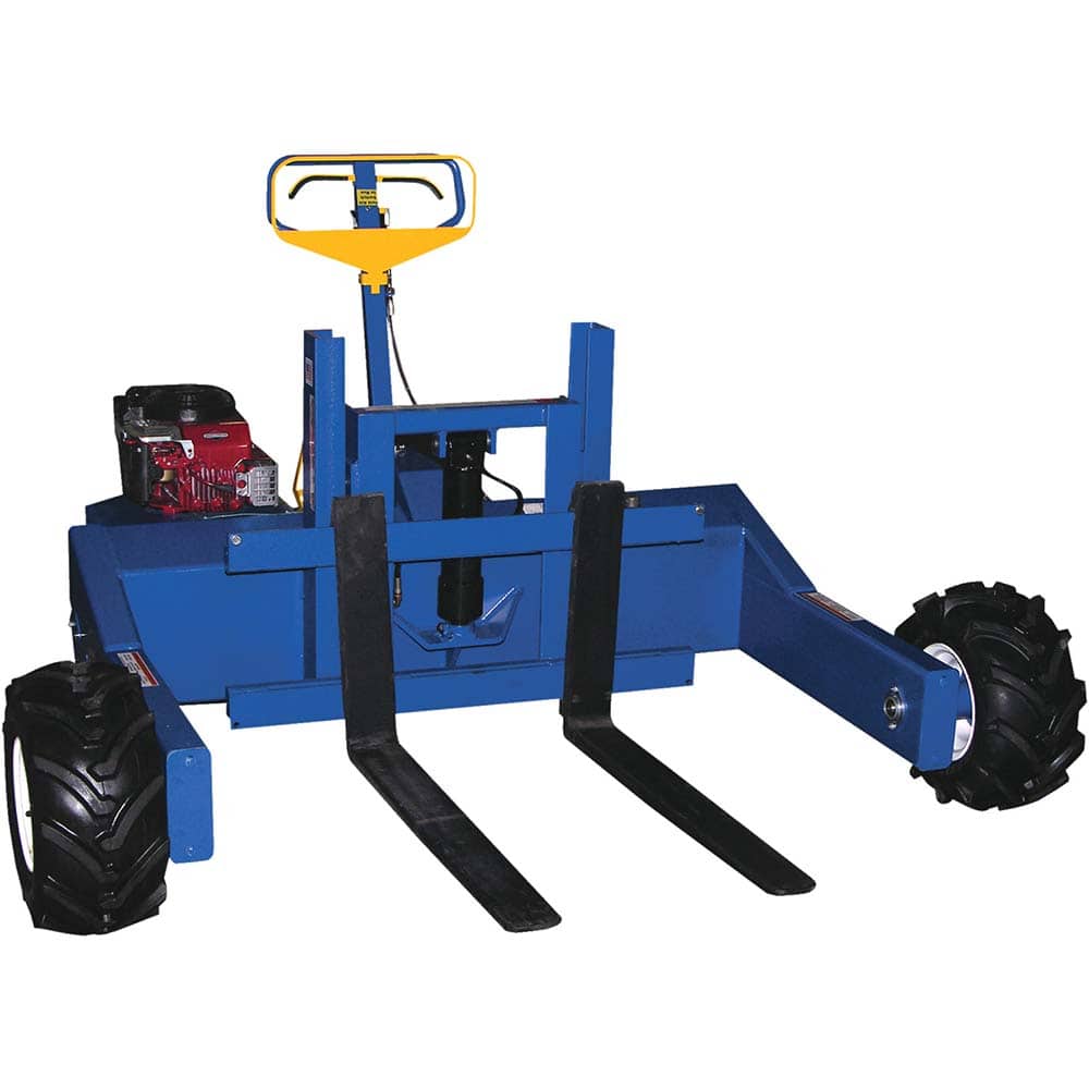 Vestil - Pallet Trucks/Jacks; Type: All Terrain ; Load Capacity (Lb.): 4000.000 ; Overall Width (Inch): 79 ; Length of Forks (Inch): 48 ; Fork Width (Inch): 4 ; Low Height (Inch): 3 - Exact Tool & Supply