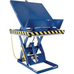 Vestil - Tilting Tables; Type: Scissor Table ; Load Capacity (Lb.): 4000.000 ; Tilt Angle: 45 ; Lowered Height (Feet): 1 ; Control Type: Hand ; Phase: Three Phase - Exact Tool & Supply