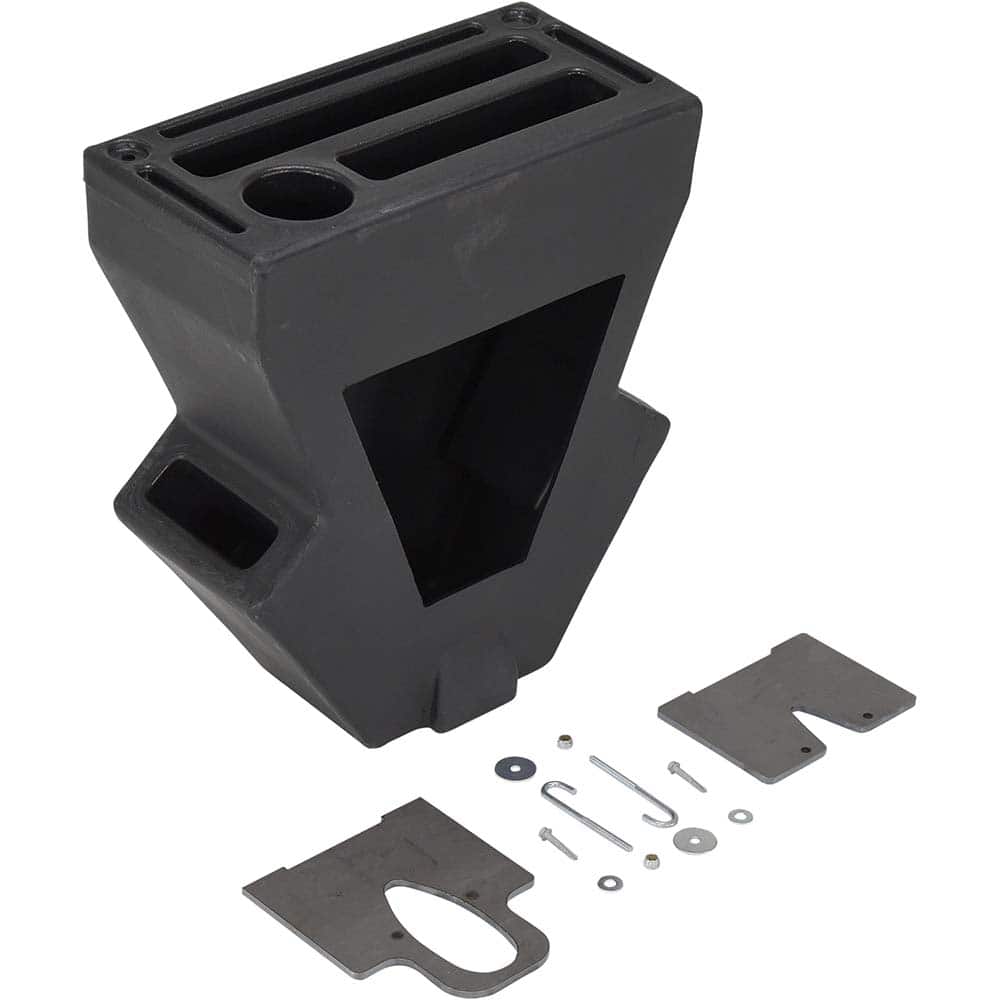 Vestil - Hand Truck Accessories; Type: Caddy ; Type: Caddy ; Handle Type: None ; WheelType: Rubber ; Overall Height (Inch): 18-5/8 ; Material: Virgin LDPE - Exact Tool & Supply