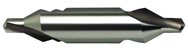 #6; 1/4 Dia 60° HSS Center Drill-Bright Form A - Exact Tool & Supply