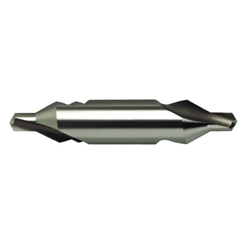 #4 × 57 mm OAL 60 Degree HSS Center Drill Form A Bright - Exact Tool & Supply