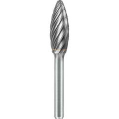 SGS Pro - SH-2, 5/16" Cut Diam, 1/4" Shank Length, NG6, Tungsten Carbide Flame Burr - Exact Tool & Supply