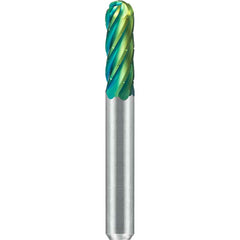 SGS Pro - SC-1, 1/4" Cut Diam, 1/4" Shank Length, NG6, Tungsten Carbide Cylinder Burr with Radius - Exact Tool & Supply
