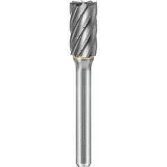 SGS Pro - SB-2, 5/16" Cut Diam, 1/4" Shank Length, NG6, Tungsten Carbide Cylinder Burr with End Cut - Exact Tool & Supply