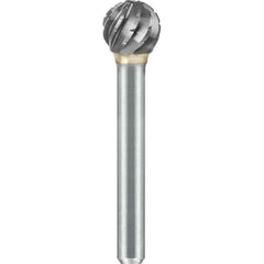 SGS Pro - SD-6, 5/8" Cut Diam, 1/4" Shank Length, NG6, Tungsten Carbide Ball Burr - Exact Tool & Supply