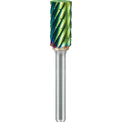 SGS Pro - SA-6, 5/8" Cut Diam, 1/4" Shank Length, NG6, Tungsten Carbide Cylinder Burr - Exact Tool & Supply
