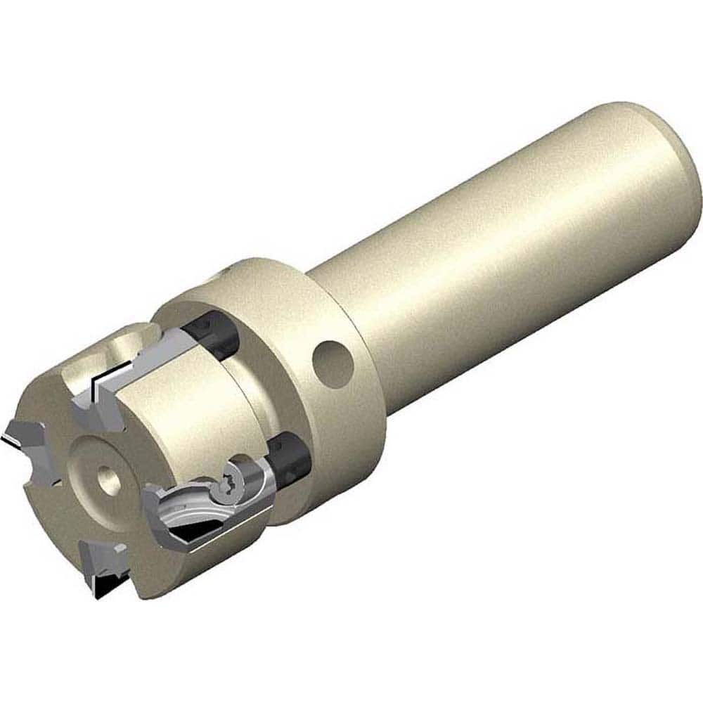 Sumitomo - Indexable Square-Shoulder End Mills; Cutting Diameter (mm): 40.00 ; Shank Type: Straight ; Shank Diameter (mm): 20.0000 ; Overall Length/Projection (mm): 100.00 ; Lead Angle: 90 ; Series: ALNEX - Exact Tool & Supply