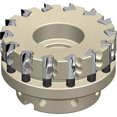 Sumitomo - Indexable Square-Shoulder Face Mills; Cutting Diameter (mm): 100.00 ; Arbor Hole Diameter (mm): 31.75 ; Lead Angle: 90 ; Overall Height (mm): 50.00000 ; Insert Compatibility: ANB1600 ; Series: ALNEX - Exact Tool & Supply