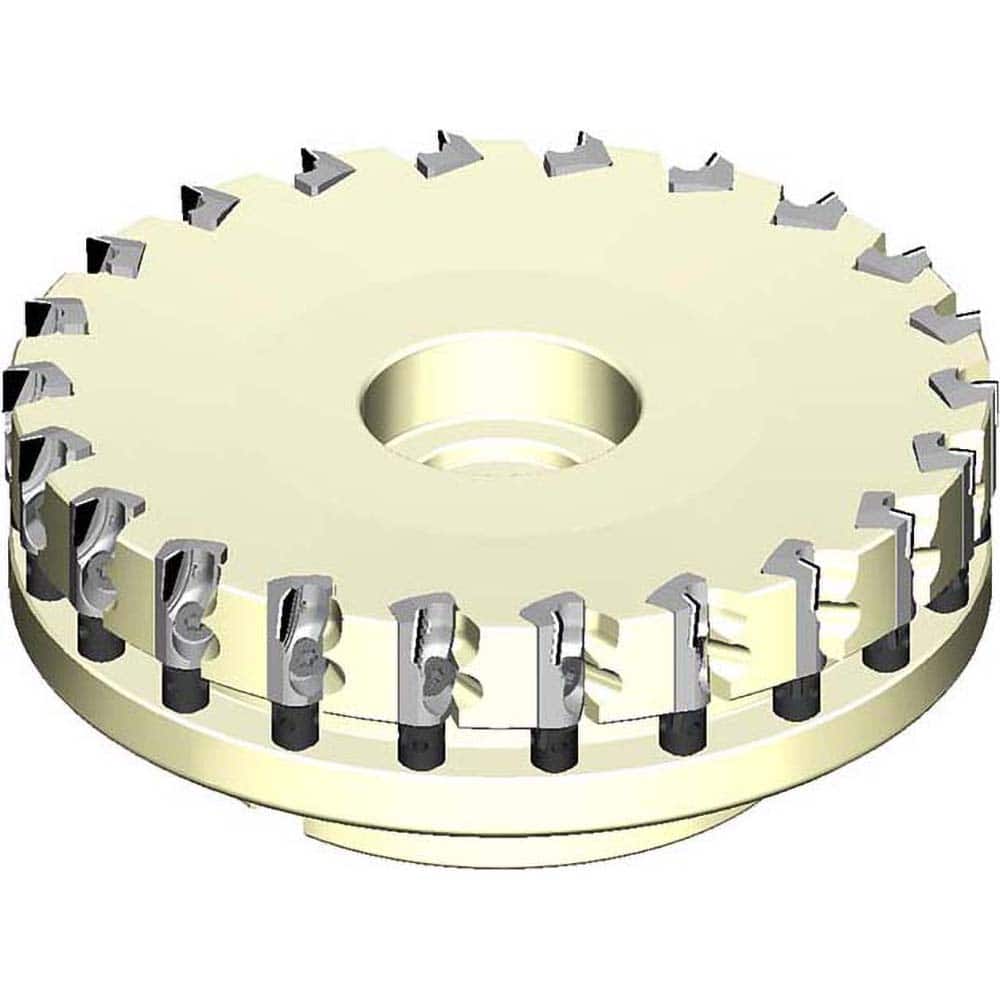 Sumitomo - Indexable Square-Shoulder Face Mills; Cutting Diameter (mm): 160.00 ; Arbor Hole Diameter (mm): 38.10 ; Lead Angle: 90 ; Overall Height (mm): 63.00000 ; Insert Compatibility: ANB1600 ; Series: ALNEX - Exact Tool & Supply