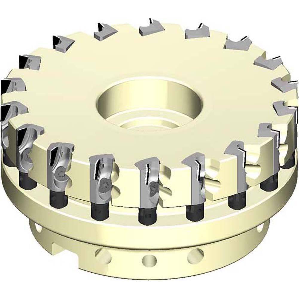 Sumitomo - Indexable Square-Shoulder Face Mills; Cutting Diameter (mm): 125.00 ; Arbor Hole Diameter (mm): 27.00 ; Lead Angle: 90 ; Overall Height (mm): 50.00000 ; Insert Compatibility: ANB1600 ; Series: ALNEX - Exact Tool & Supply