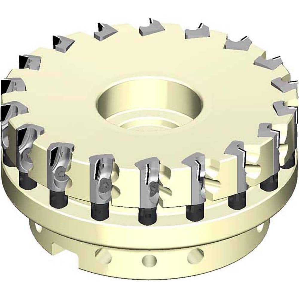 Sumitomo - Indexable Square-Shoulder Face Mills; Cutting Diameter (mm): 125.00 ; Arbor Hole Diameter (mm): 27.00 ; Lead Angle: 90 ; Overall Height (mm): 50.00000 ; Insert Compatibility: ANB1600 ; Series: ALNEX - Exact Tool & Supply